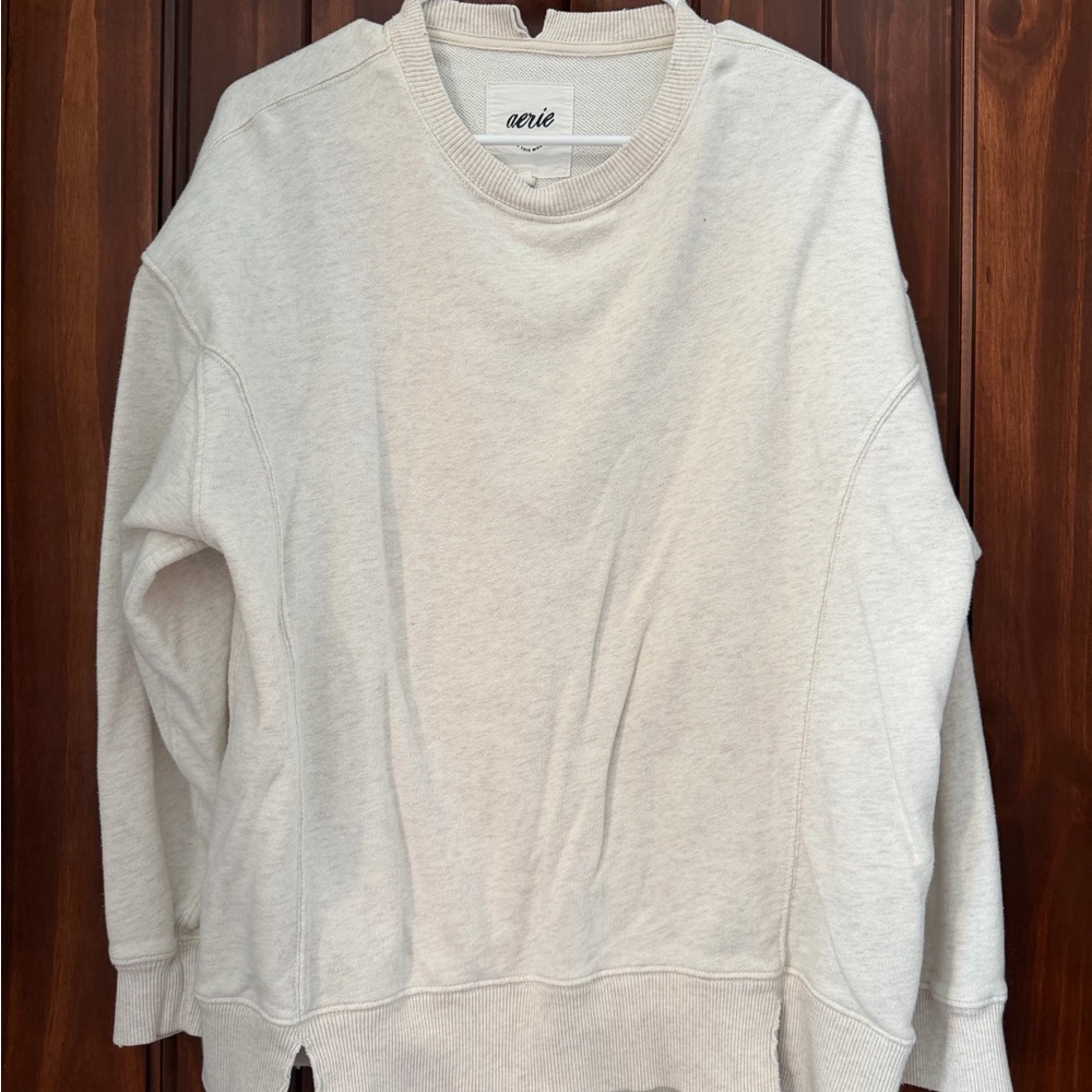 Aerie Off-White Knit Top